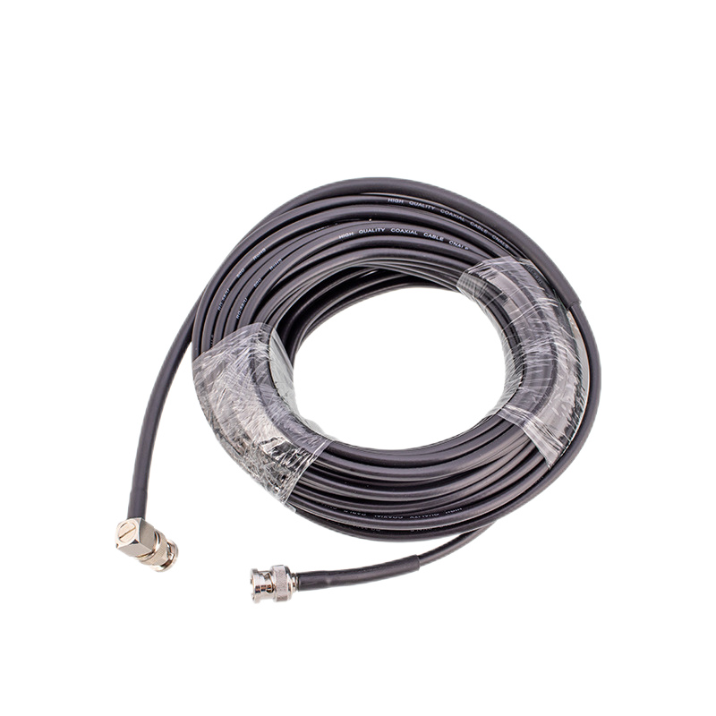 BNC Straight Plug To BNC Right Angle Plug Cable Assembly XMRZJ8
