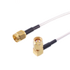 SMA Plug To SMA Right Angle Plug Cable Assembly XMRZJ66