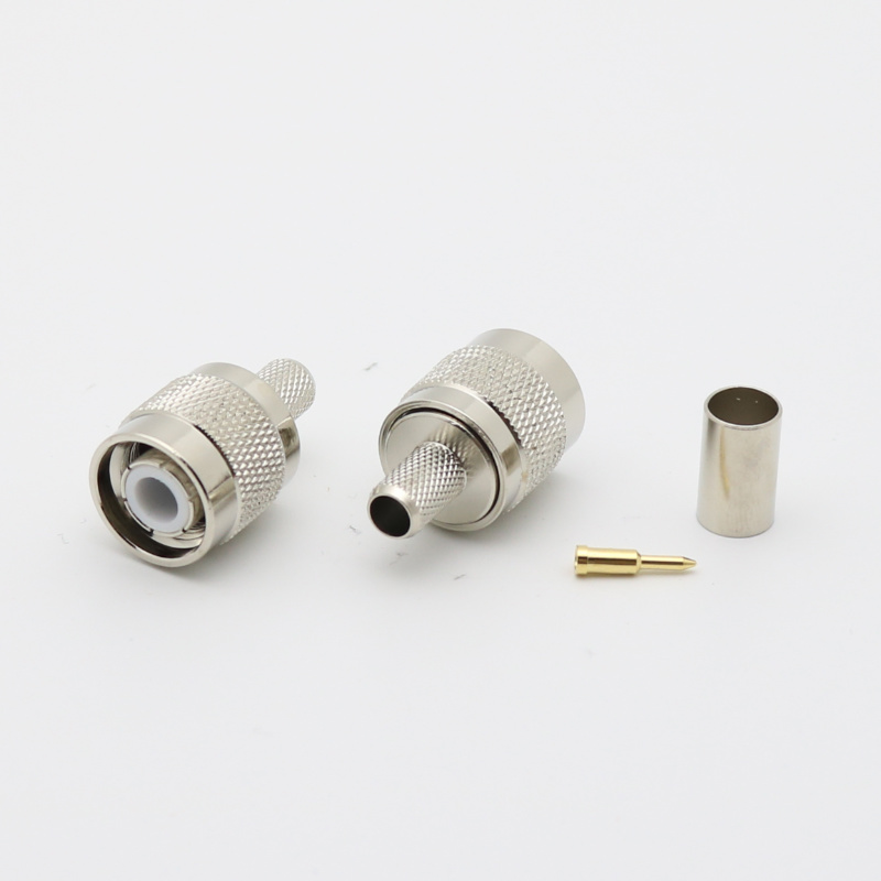 TNC Straight Crimp Plug RF Connector LMR240 SYV-50-4 XMRTNC33