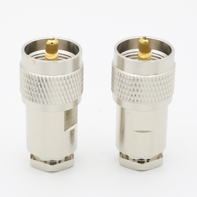 UHF Straight Clamp Plug LMR195 CNT195 RG58 RG233 RG142 RG400 XMRUHF24