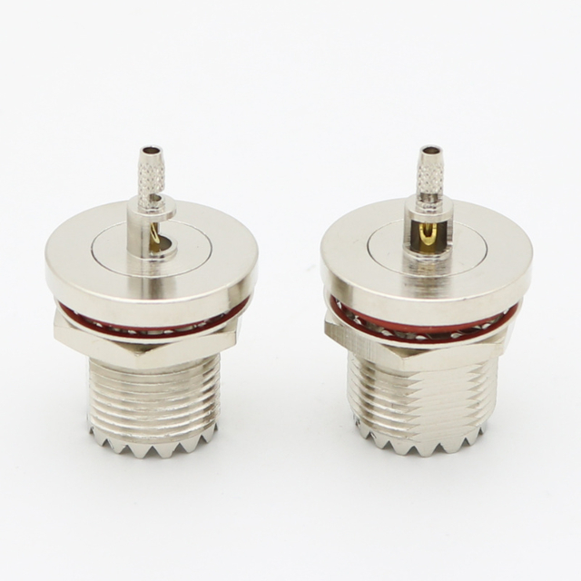 UHF Right Angle Crimp Jack LMR100 RG316 RG174 SFF-50-1.5 XMRUHF20