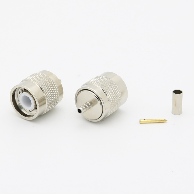 TNC Straight Crimp Plug RF Connector RG58 XMRTNC27